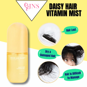Grace & Glow Daisy Hair Vitamin Mist Sweet scented and Silk hair Keratin + Vitamin B5 C E (100ml)