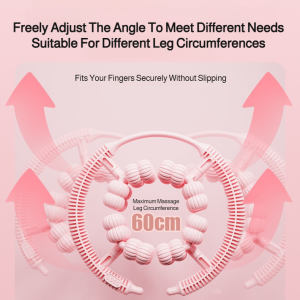 Leg Massager Roller Slim Leg Equipment Ring Stretching Massager for Relaxing Calf Muscles