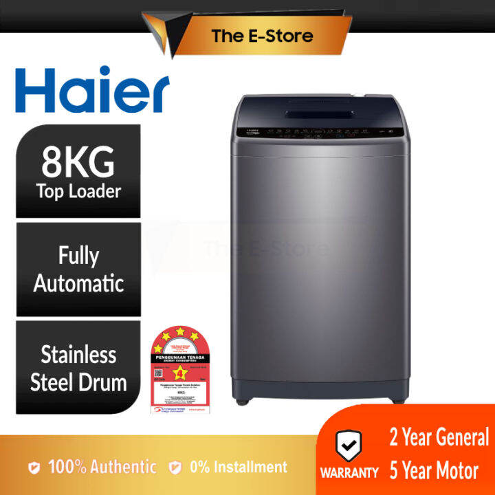 haier 8kg top loader