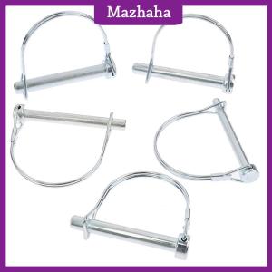 Mazhaha Heavy Duty Marine Trailer Coupler Safety Pin D Ring Round Arch Locking Lock Pin