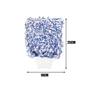 Car Wash Mitt Microfiber Coral Fleece Glove Scratch-Free Absorbent Auto Detailing Tool Thick Plush Cleaning Washing Accessories