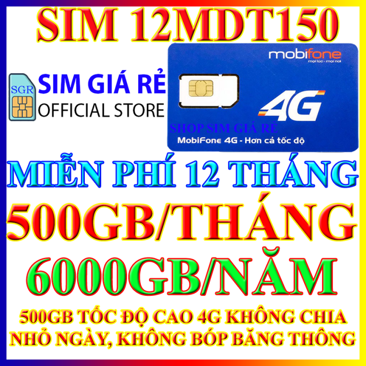 FREESHIP - Sim 4G trọn gói 1 năm không nạp tiền, Sim 4G trọn gói 12 ...