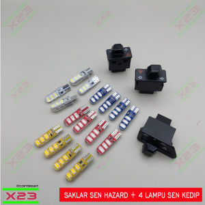 saklar sen motor sen hazard paket 4pcs sen jely kedip bisa - saklar sen motor honda