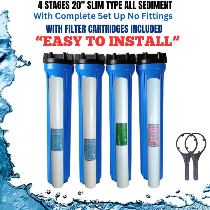 4 Stages Water Filter 20