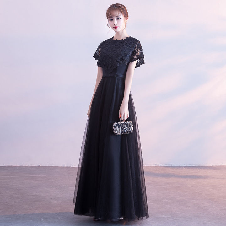 EAGLELY Evening Dress For Women Long Formal Event Black Masquerade