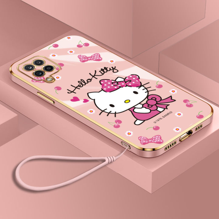 Casing Samsung Galaxy A12 5G Phone Case New Design Hello Kitty