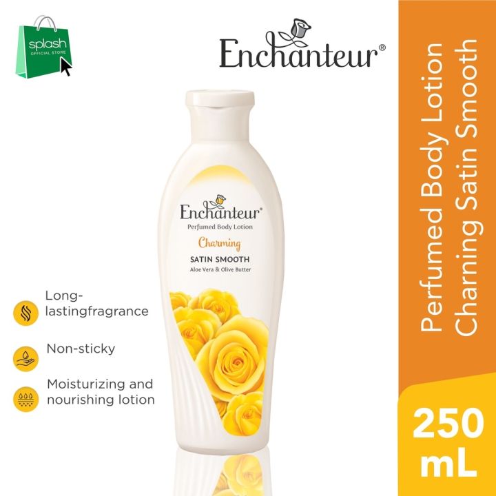 Enchanteur Perfumed Satin Smooth Lotion Charming 250ml | Lazada PH