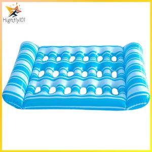 【HOSPORT】 Inflatable Floating Bed PVC Inflatable Water Sleeping Bed Portable Floating Lounger Air Mattress for Swimming Pool Party