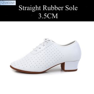 Latin dance Square Dancer Mid Heel Soft Soled Dance Shoes Oxford Bottom Social Dance