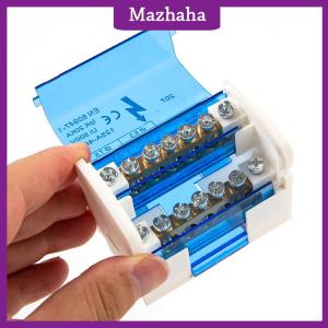 Mazhaha Din Rail Terminal Block WKH207 Power Distribution Box Modular Connection Block