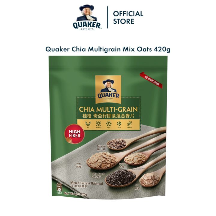 Quaker Oats Chia MultiGrain 420g Lazada