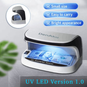 Wireless-Auto Sensor Money Detector Induction Anti-counterfeiting machine Banknote Detector UV LED