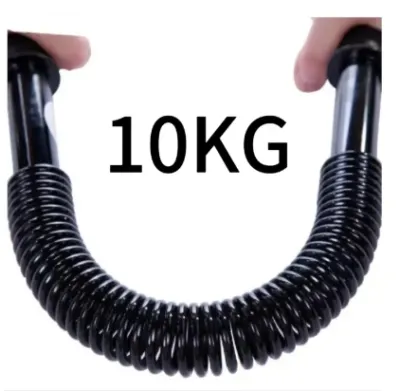 MAXXGYM Spring Arm Strength Hand Gripper Power Twister Resistance Bend Bar for Fitness Chest Forearm Strength Training 20/30/40/50kg Spring Arm Strength Hand Gripper Power Twister Resistance Bend Bar for Fitness Chest Forearm Strength Training Gym Equi