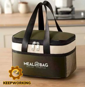 KW SHOP 1PC Thermal Lunch Box Bag Waterproof Handheld Bento Storage Organizer