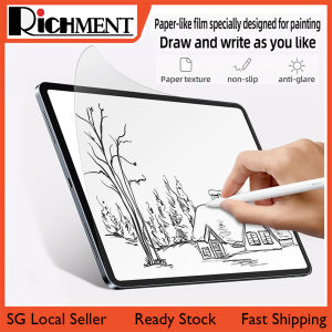 【✅SG Seller✅】RICHMENTGEDGET Like Paper Screen Protector Film for Surface Pro 11/10/9/x/8/7/6/5/4Surface Duo 2Surface Book 2/3Surface go 2/3Surface studio 2/2+Surface Loptop 2 / 3 / 4 / 5 / studio / studio 2+ / Microsoft surface Pro11 Pro9