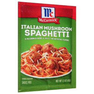 BỘT GIA VỊ MÓN Ý McCormick Italian Sauce Mix MÌ NẤM Mushroom Spaghetti 42g (1.5 oz)