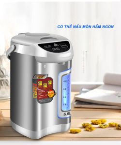 Bình thủy điện đun nước nóng KAW có màn hình LED ấm siêu tốc đa chức năng đun sôi giữ nhiệt tự tiếp nước điều khiển thông minh