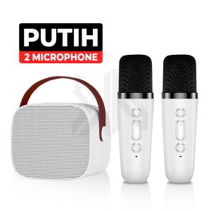 [KN ACC] BLUETOOTH SPEAKER KTV MICROPHONE KARAOKE SET WIRELESS PORTABLE MINI KTV1