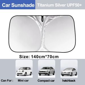 dncnf Car Windshield SunShade For Renault Kwid Kadjar Captur Megane Sandero Stepway Logan Clio 5 Sun Visor UV Protection Auto Parts K7M2P