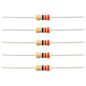 Resistor 1/4watt 22R 22 Ohm (500 pcs)