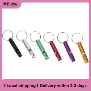 【Local shipping】 Metal Whistle Pendant With Keychain For Survival Emergency Mini Size Whistles