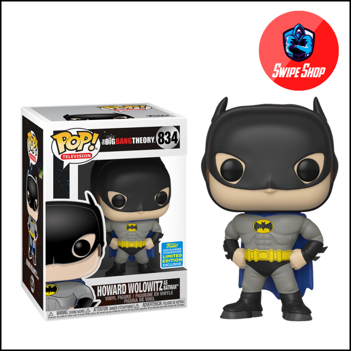 Funko Pop Howard Wolowitz as Batman Big Bang Theory Summer Convention Shared Exclusive 2019 bad Box