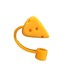 FOUNDTWO Creative Dustproof Splash Proof Drinkware Silicone Cartoon Dust Cap Cup Accessories Straw Topper Straw Cover