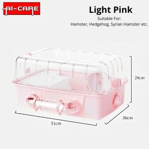 🔥 Ready Stock 🔥 Carno Transparent Premium Hamster Cage Habitats Acrylic toys modern luxury design Hedgehog Syrian Hamster Sangkar Hamster Besar