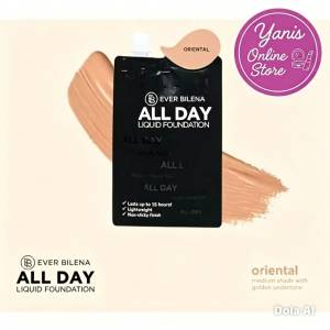 EB All day Liquid Foundation in Pouch-Lightweight & Flawless Finish Makeup