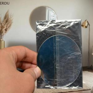 💕💞【Special price】ERDU แผ่นเทไวน์สีเงิน10 20ชิ้นแผ่นเทไวน์อลูมิเนียมฟอยล์สามารถพับเก็บได้ป้องกันการหยด