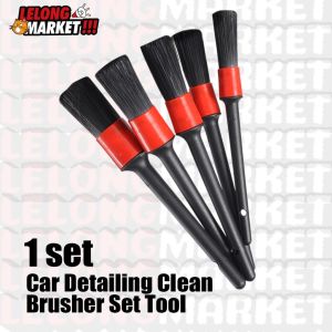 Car Cleaning Tools Detailing Brush Set 5 Piece Car Brush Soft Material Wash Brush kit Dashboard Interior Rim Brushes 汽车刷