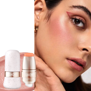 Nude Makeup Easy Color Blush Stick Three-Dimensional Waterproof Brightening Base Stick Easy To Blend Matte Cheek Tint Face Makeup