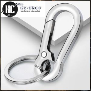Móc khóa thắt lưng nam Móc khóa thời trang thép không gỉ siêu bền