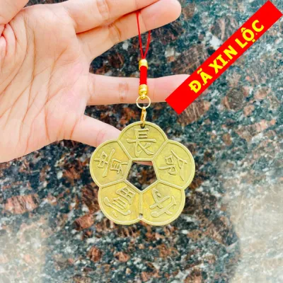 *ĐỒ CHUẨN* Đồng Xu Ngũ Đế Phong Thuỷ Combo Túi 100 Xu Cổ Âm Dương