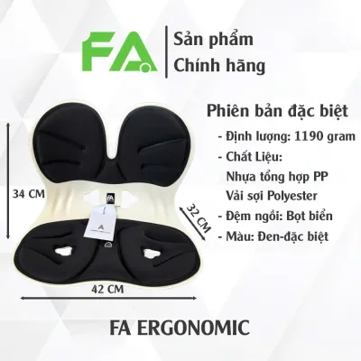 (Chính Hãng) Ghế FA Ergonomic Bản Đặc Biệt - Japan Tech Ghế Chuẩn Công Thái Học Chống Gù Hiệu Quả