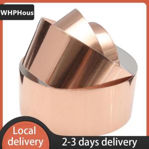 [COD] WHPHous Ship within 24 hours 50mm x 3m EMI Copper Foil Shielding Tape Conductive Self Adhesive Barrier Guitar New