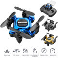 Mini RC Aircraft Toy With HD Camera Fixed height Function,360° Flip Quadcopter Headless Drones Foldable One Key Land Auto Hovering Helicopter Suitable for Boys Beginners. 