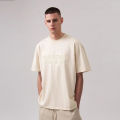 Authentic imported New style Double Thread ESSENTIALS Flocking Short Sleeve T-shirt Pure Cotton Loose Men's And Women's Fear Of God Couple Bottoming Shirt Trend Versatile. 