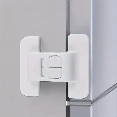 Refrigerator Lock Baby Child Safety Lock Secure Fast and Easy Adhesive Cabinet Drawer Lock Multi-purpose Furniture Kitchen Oven