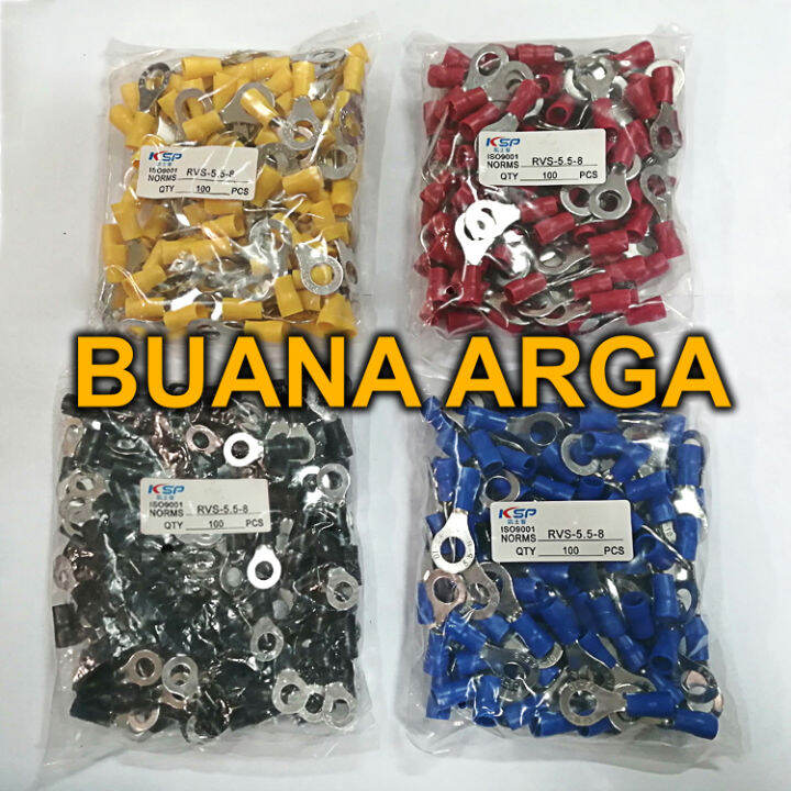 Skun Isolasi Warna Ring O Rvs Rv Untuk Kabel Mm Ksp Pcs