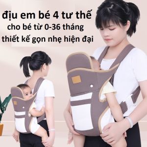 Địu Em Bé Sơ Sinh Có Đỡ Cổ Đa Năng Gọn Nhẹ Hàng Chất Lượng Cao Đai Địu Em Bé Đi Xe Máy