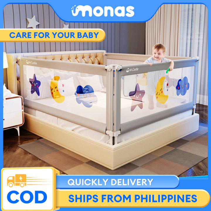 【Low Shipping】Bed Guard for Baby Anti-fall Height adjustable Safe ...