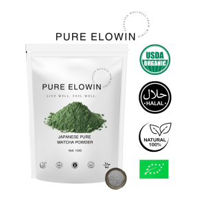 Pure Elowin Premium Superfood - Premium Organic Japanese Matcha Powder - 100g