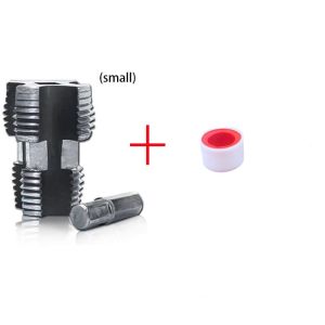 SWEET LORD Plastic PVC Pipe Threader Kit Plumbing Punching Internal Thread Opener Drill Compatible Versatile Drill Bit Die Kit PPR Water Pipe