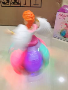 Mainan Angel Girl Dancing Princess lampu musik tarian