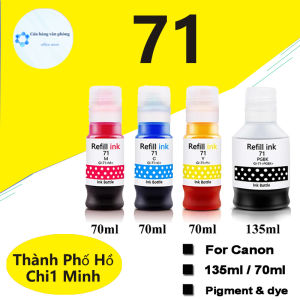 Đối với Canon Gi 71 mực Gi 71s mực Đối với Canon PIXMA G1020 G1220 G2020 G2160 G2260 G3020 G3260 G3060 G3560 G2730