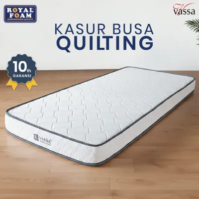 Kasur busa Vassa quilting / Royal foam inside Tebal 15 Cm ( single size )