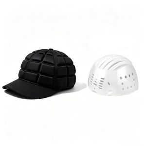 GOXBERK Head Protector Sports Protective Helmet Cap Shockproof Adjustable Rugby Helmet Adult Safety Cap Padded Shockproof Head Guard For Baseball Skating Skiing