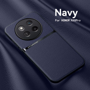 Honor X9c 5G 2024 Leather Case For Honor X9c X9b X9a X9 5G HonorX9c X9 2024 Soft TPU Silicone Phone Casing Back Cover Shockproof Bumper Simple Solid Color Matte Car Holder Support