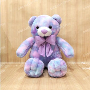 Dreamtoys96 Boneka Teddy Bear Beruang Pita Ungu Abstrak Lucu Jumbo